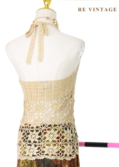 密沙花編織繞頸背心9