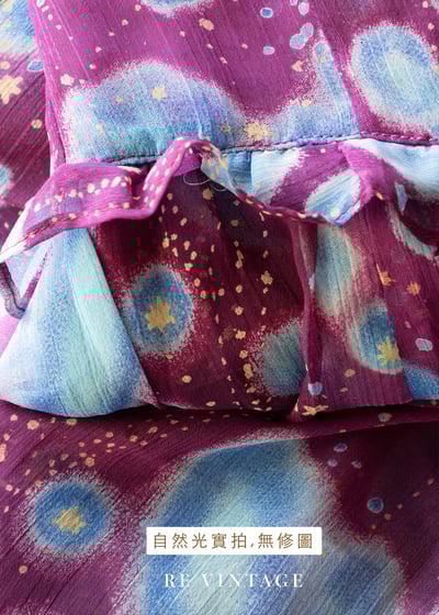 水波之上的紫光亂流美腿長洋裝12