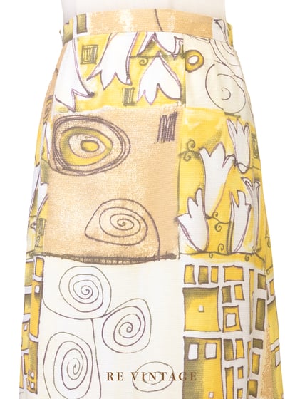 抽像城市對話藝術感長裙（25.5"）11