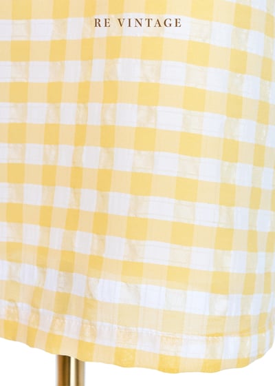 檸檬糖霜格紋小洋裝5