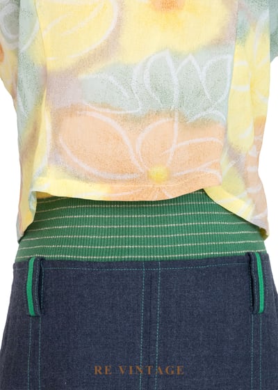 夏日午後印象派花朵背心4