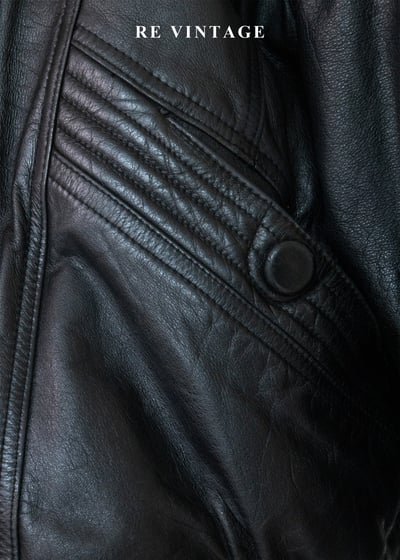 逆風黑行重工細節皮革外套9