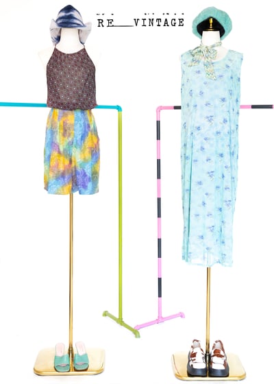 彩虹色暈染五分短褲（26"）2