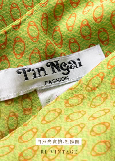 青檸氣泡摩登迷你洋裝15