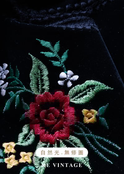 黑暗系牧羊女孩花朵刺繡背心12