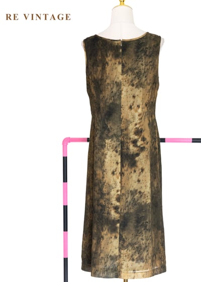 森林苔蘚渲染藝術洋裝10