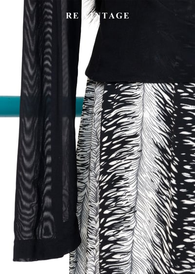 軟毛線條薄紗質地上衣9