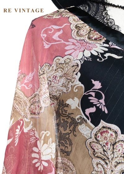 浮世漫遊 - 乾燥玫瑰色圖騰上衣5