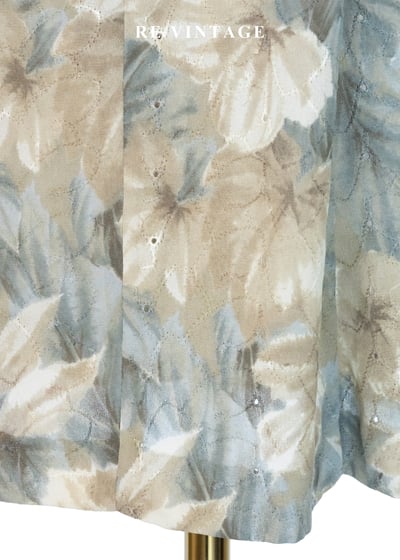 南法莊園 - 低飽和大地色花卉細肩帶洋裝14