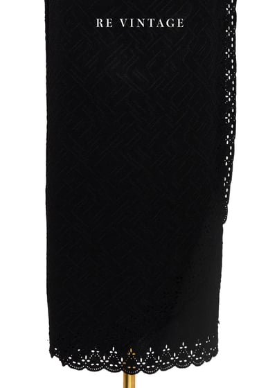 質感單品 - 工藝斜紋花邊蕾絲長裙（28-35"）5