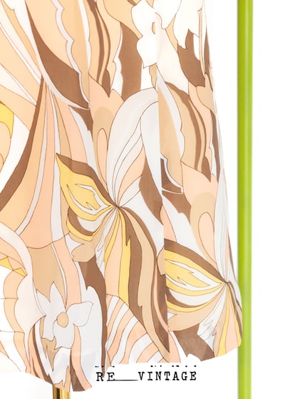 日本製 Peach Fuzz 漂亮圖騰中長裙4