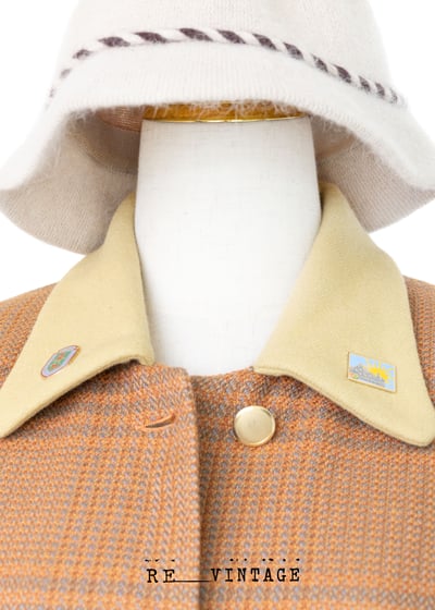 柔柔四色配格紋西裝外套5