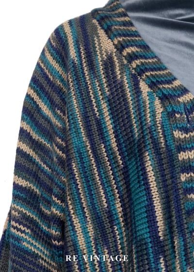 梵谷的星夜 - 段染混色針織外套4