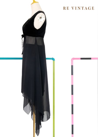 Shadow Muse 絨布與雪紡拼接罩衫9