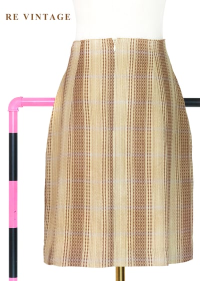 麥田裡的守望者編織條紋窄裙（26"）7