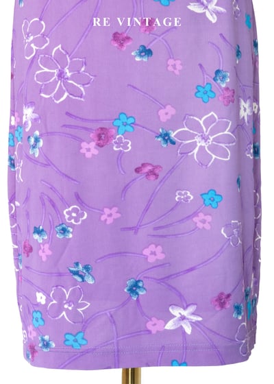 擁抱春天の紫色夢彈性洋裝6