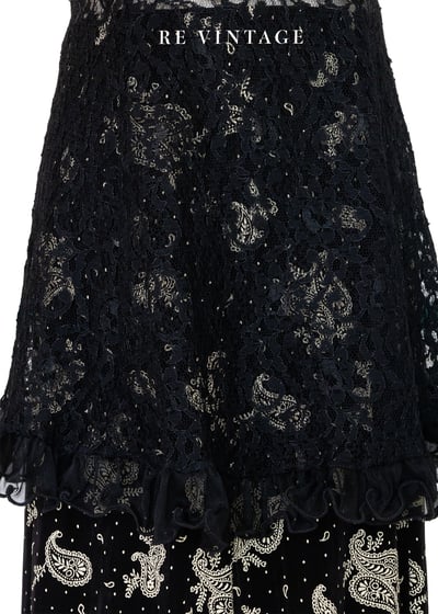 墨西哥製 - 瑪瑙黑蕾絲辣辣小背心4