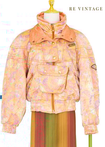 Peach Pink 小月亮短版保暖外套1