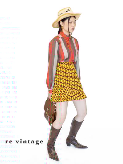 超靚涼閃電黃迷你短裙5