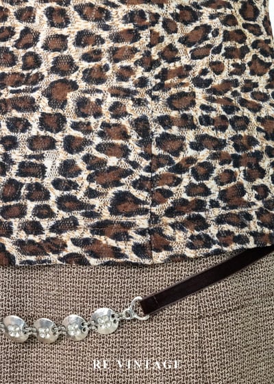 微醺獵豹荷葉削肩背心4