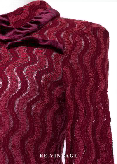 Retro Pulse 復古波紋心跳短版上衣6