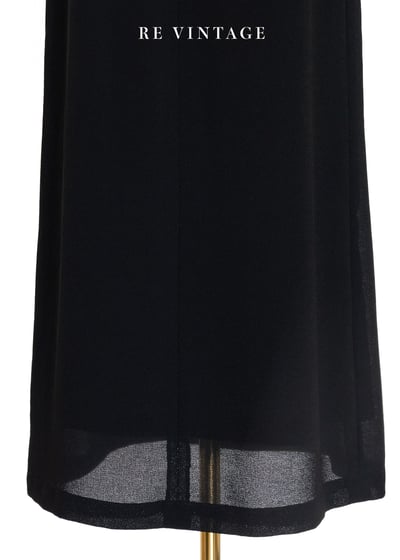 必備單品 - 質感黑高腰中長裙（24"）6