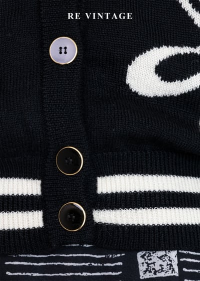 法式俏皮花朵起舞毛料針織背心5