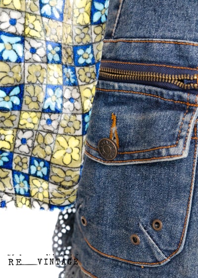 蕾絲花邊牛仔百摺短裙10