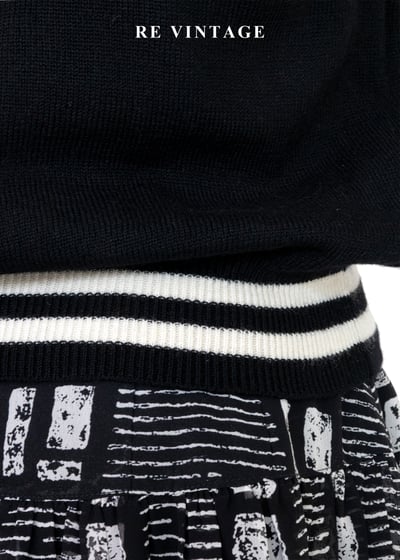 法式俏皮花朵起舞毛料針織背心10