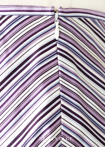 氣質單品 - 葡萄色斜紋緞面及膝裙（26"）7