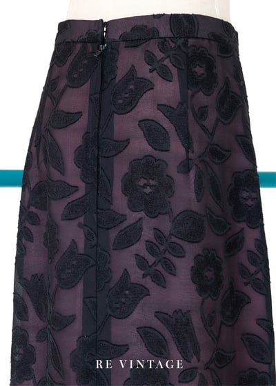 Pink Lemonade 黑色小花長裙（27"）7