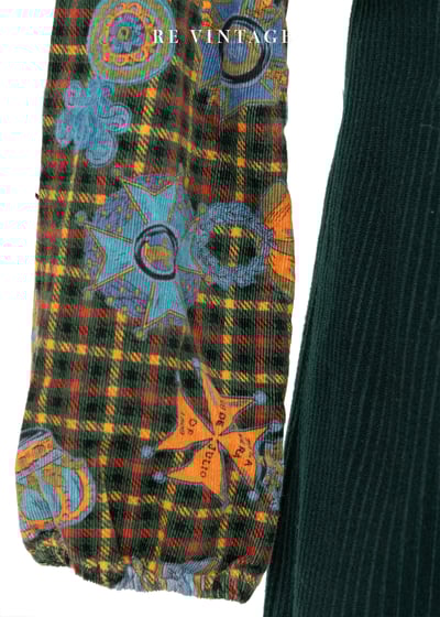 國王皇冠深綠色燈芯絨上衣5