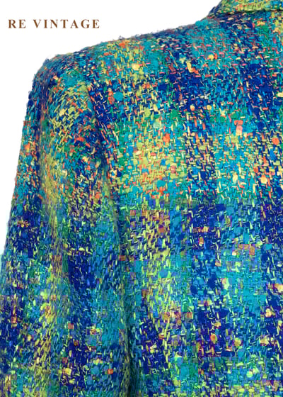 莫內花園裡的冬日海洋西裝外套15