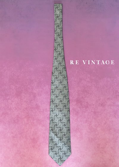 銀灰古典雕花領帶10