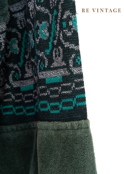 森林綠舒服的針織套頭衫10