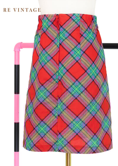 歡樂紅格紋小短裙（26-28"）5