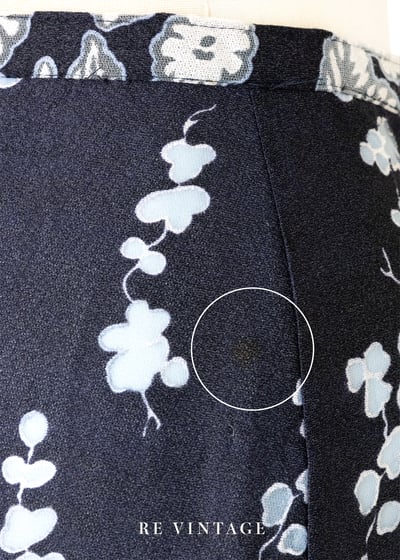 雙色藍韻花影長裙（26"）13