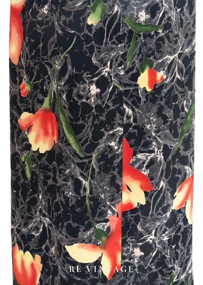 焰中開花豔麗高冷係長裙（27"）9