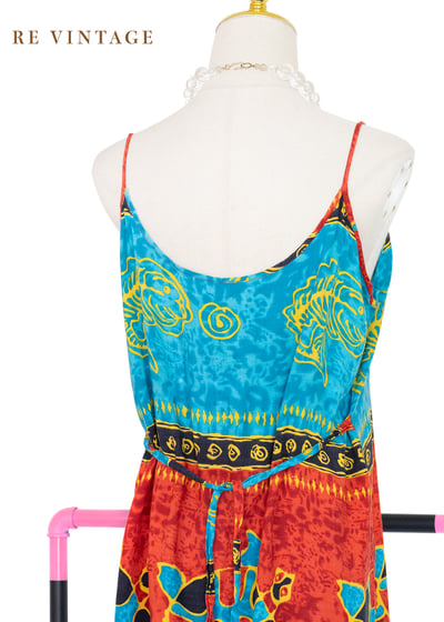 小烏龜の夏日旅行細肩帶洋裝11