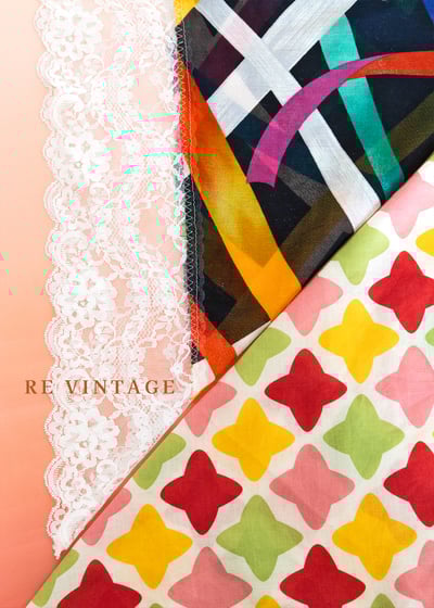 星星糖果棉質絲巾6