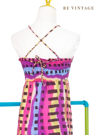 『歐洲寶物』Color Wave 格紋長洋裝6