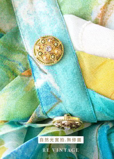 套裝裙子 - 荷葉花園透明水彩裙子（26"）15