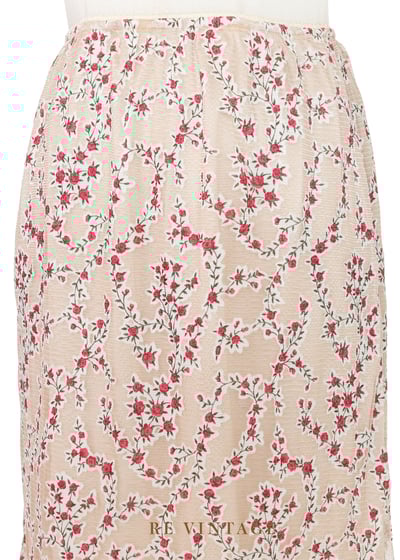 Ivory Cream  迷你玫瑰花及膝短裙（20-30"）3