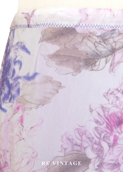 粉紫夢境模糊花卉美裙（27"）6