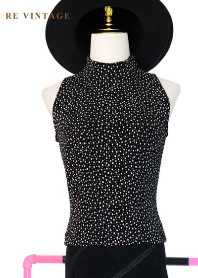 黑夜點點小花の溫度背心1