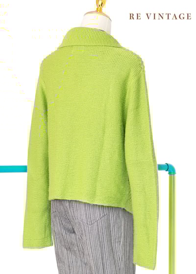 Jasmine Green 凸凸紋路針織毛衣外套6