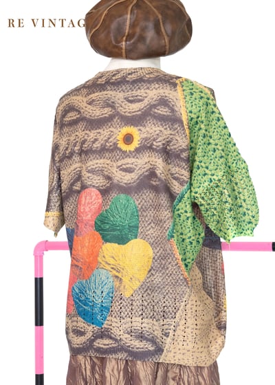 印上可愛針織紋路の薄款針織上衣9