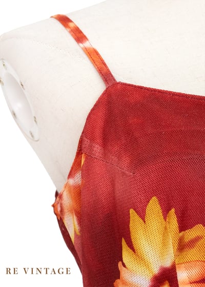 烈日向日葵細肩帶洋裝7