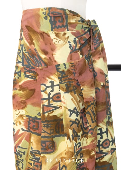 太陽信仰不規則比劃一片式美裙（26-27"）8