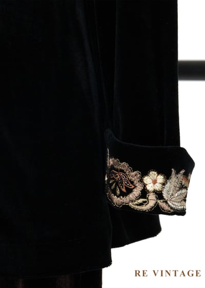 凡爾賽的夜晚約會絨布上衣10